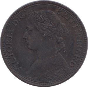 1876 FARTHING ( EF ) H - Farthing - Cambridgeshire Coins