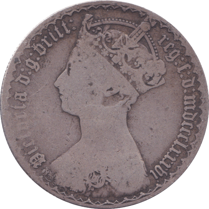 1876 FLORIN ( F ) B - Florin - Cambridgeshire Coins