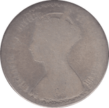 1876 FLORIN ( FAIR ) DIE 49 - Florin - Cambridgeshire Coins