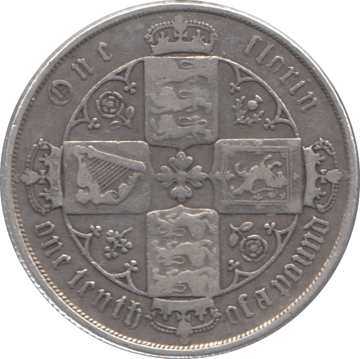 1876 FLORIN ( FINE ) DIE 29 - Florin - Cambridgeshire Coins