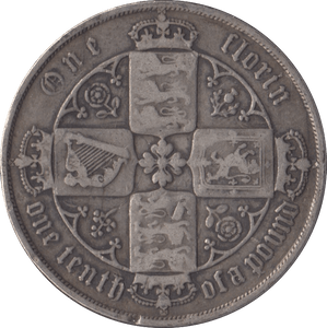 1876 FLORIN ( GF ) - FLORIN - Cambridgeshire Coins