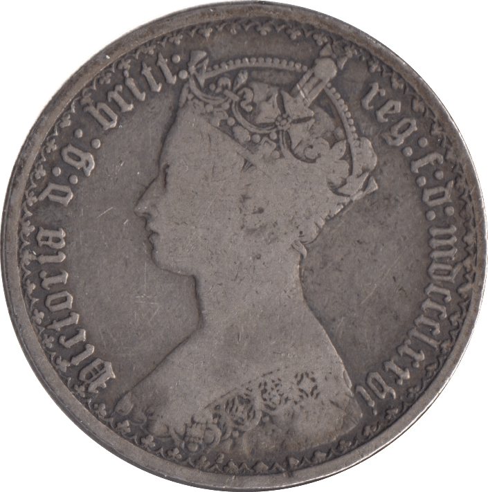 1876 FLORIN ( GF ) - FLORIN - Cambridgeshire Coins