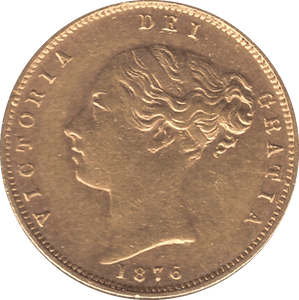 1876 GOLD HALF SOVEREIGN ( EF ) - Half Sovereign - Cambridgeshire Coins
