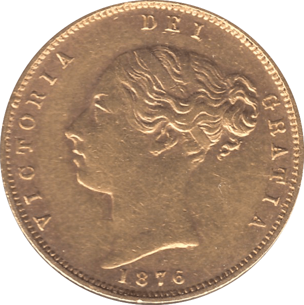 1876 GOLD HALF SOVEREIGN ( EF ) - Half Sovereign - Cambridgeshire Coins