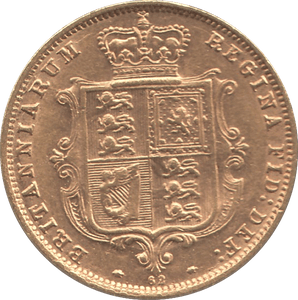 1876 GOLD HALF SOVEREIGN ( EF ) - Half Sovereign - Cambridgeshire Coins
