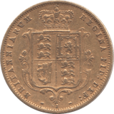 1876 GOLD HALF SOVEREIGN ( VF ) DIE 2 - Half Sovereign - Cambridgeshire Coins