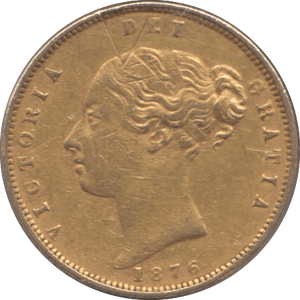 1876 GOLD HALF SOVEREIGN - Half Sovereign - Cambridgeshire Coins