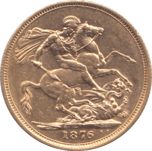 1876 GOLD SOVEREIGN ( AUNC ) SYDNEY MINT - Sovereign - Cambridgeshire Coins
