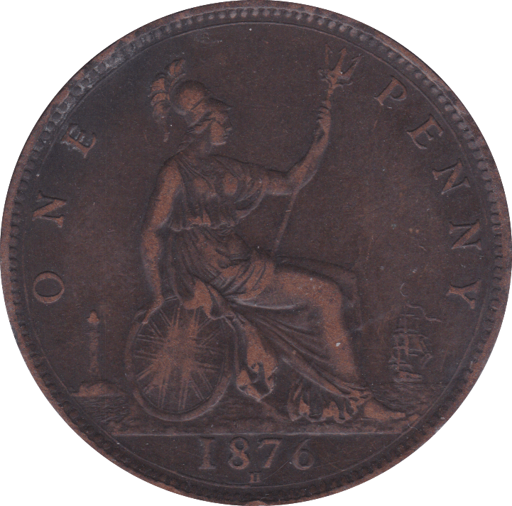 1876 H PENNY ( GF ) - Penny - Cambridgeshire Coins