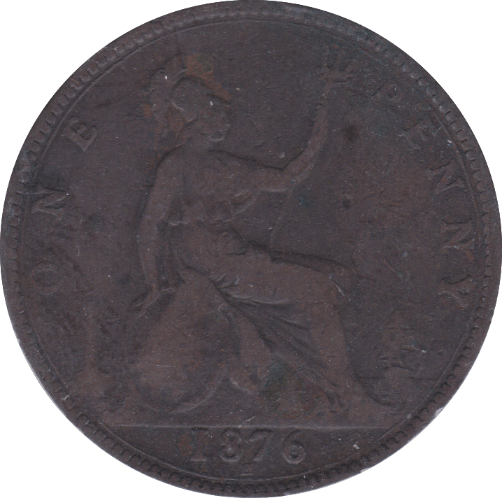 1876 H PENNY ( NF ) - Penny - Cambridgeshire Coins