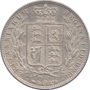 1876 HALFCROWN ( AUNC ) - Halfcrown - Cambridgeshire Coins
