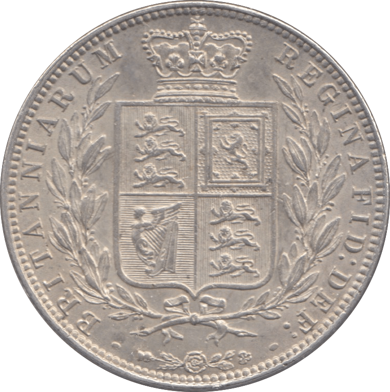 1876 HALFCROWN ( AUNC ) - Halfcrown - Cambridgeshire Coins