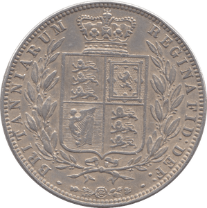 1876 HALFCROWN ( EF ) - Halfcrown - Cambridgeshire Coins