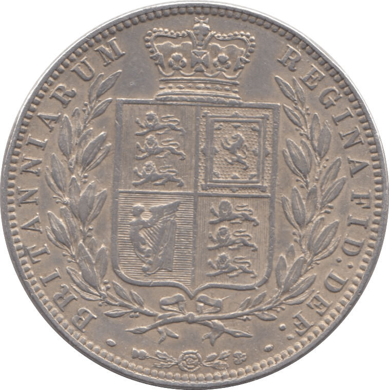 1876 HALFCROWN ( EF ) - Halfcrown - Cambridgeshire Coins