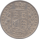 1876 HALFCROWN ( EF ) - Halfcrown - Cambridgeshire Coins