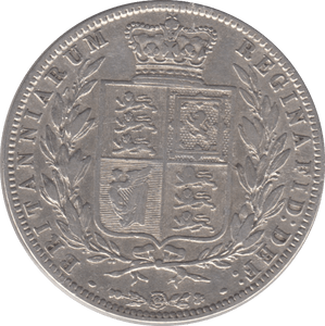 1876 HALFCROWN ( GVF ) 6 - Halfcrown - Cambridgeshire Coins