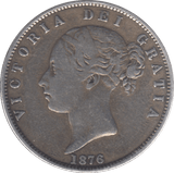 1876 HALFCROWN ( VF ) 6 - Halfcrown - Cambridgeshire Coins