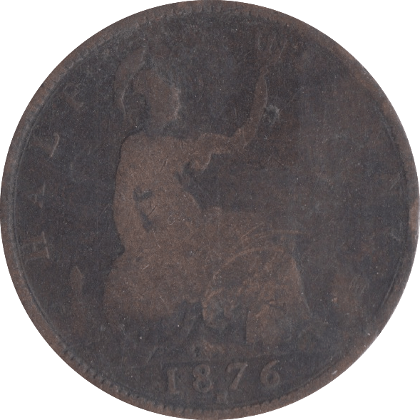 1876 HALFPENNY ( FAIR ) - Halfpenny - Cambridgeshire Coins