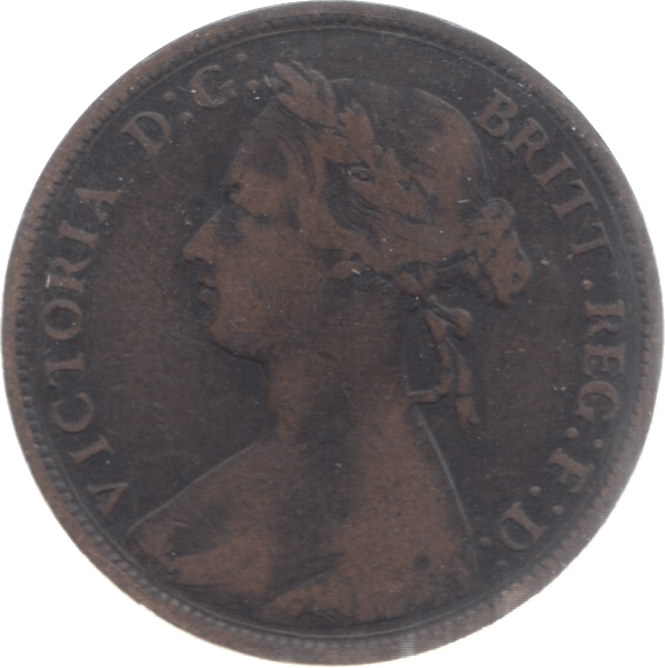 1876 HALFPENNY ( FAIR ) H - Halfpenny - Cambridgeshire Coins