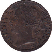 1876 ONE THIRD FARTHING ( AUNC ) - One Third Farthing - Cambridgeshire Coins