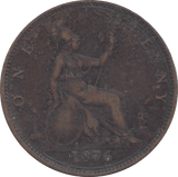 1876 PENNY ( F ) H B - Penny - Cambridgeshire Coins