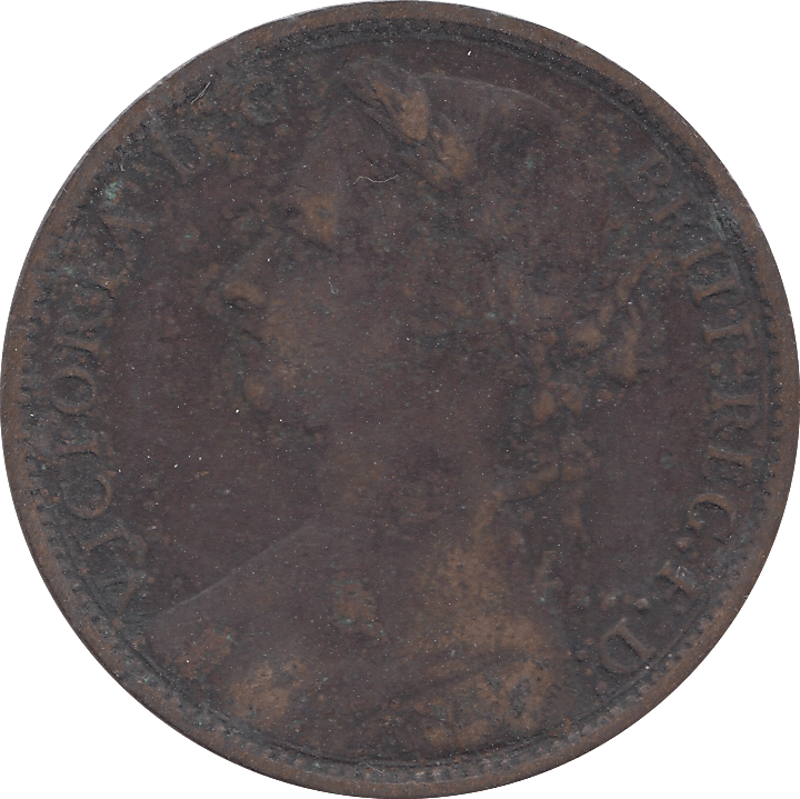 1876 PENNY ( F ) H B - Penny - Cambridgeshire Coins
