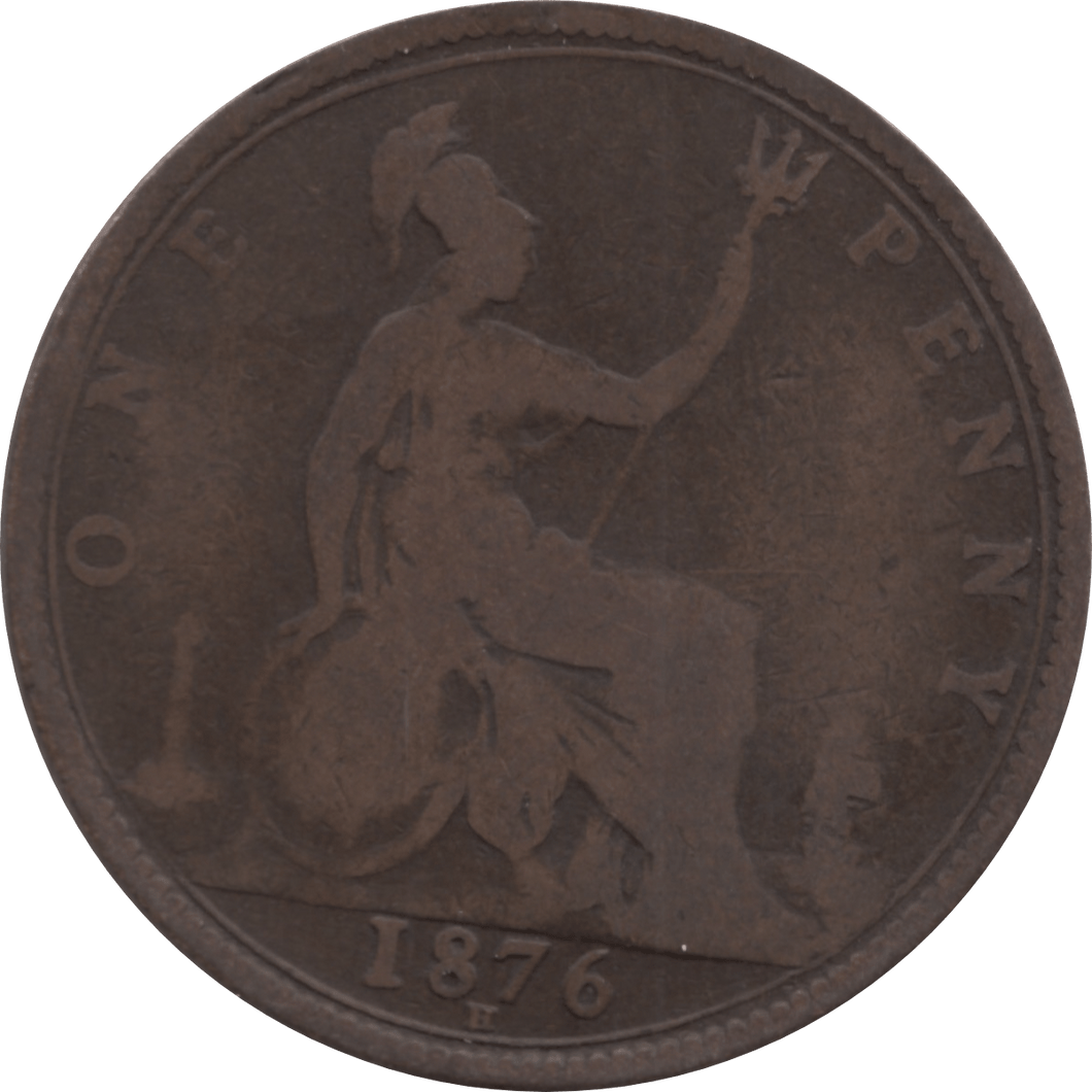 1876 PENNY ( FAIR ) H 2 25 - Penny - Cambridgeshire Coins
