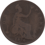 1876 PENNY ( FAIR ) H 2 25 - Penny - Cambridgeshire Coins