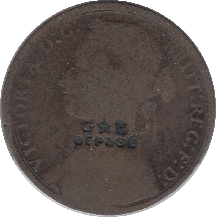 1876 PENNY ( FAIR ) H - Penny - Cambridgeshire Coins