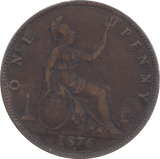 1876 PENNY ( FINE ) 18 H - Penny - Cambridgeshire Coins