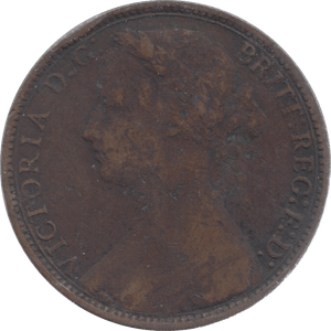1876 PENNY ( FINE ) 18 H - Penny - Cambridgeshire Coins
