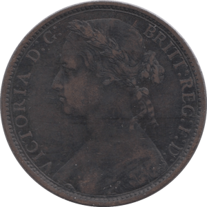 1876 PENNY ( VF ) H - Penny - Cambridgeshire Coins