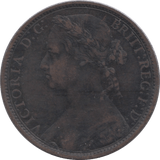 1876 PENNY ( VF ) H - Penny - Cambridgeshire Coins