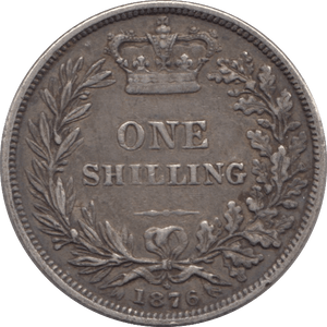 1876 SHILLING ( VF ) DIE 4 - Shilling - Cambridgeshire Coins