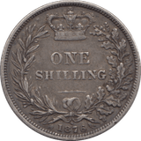 1876 SHILLING ( VF ) DIE 4 - Shilling - Cambridgeshire Coins
