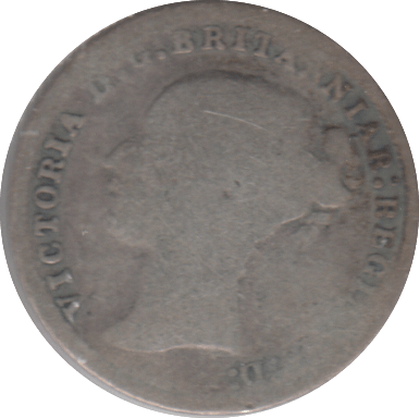 1876 SILVER THREEPENCE ( FAIR ) - Cambridgeshire Coins
