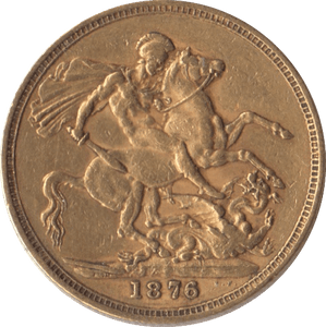 1876 SOVEREIGN ( VF ) MELBOURN MINT - Sovereign - Cambridgeshire Coins