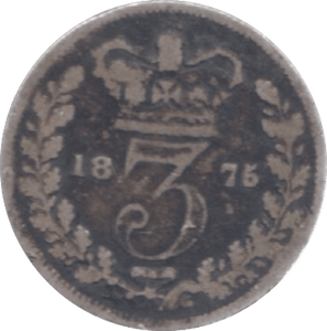 1876 THREEPENCE ( FAIR ) 18 - Threepence - Cambridgeshire Coins