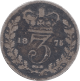 1876 THREEPENCE ( FAIR ) 18 - Threepence - Cambridgeshire Coins