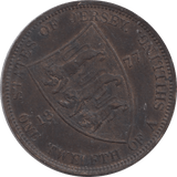 1877 1/12 OF A SHILLING JERSEY - WORLD COINS - Cambridgeshire Coins