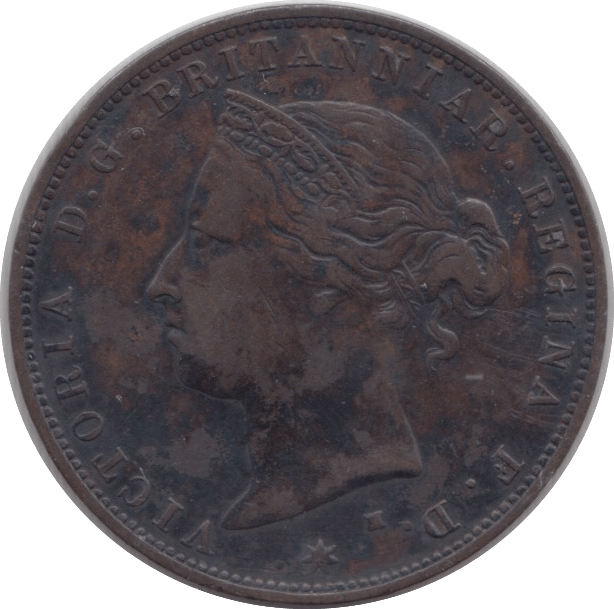 1877 1/24TH OF A SHILLING JERSEY - WORLD COINS - Cambridgeshire Coins