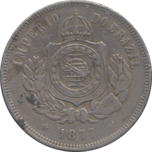 1877 20 REIS BRAZIL - WORLD COINS - Cambridgeshire Coins