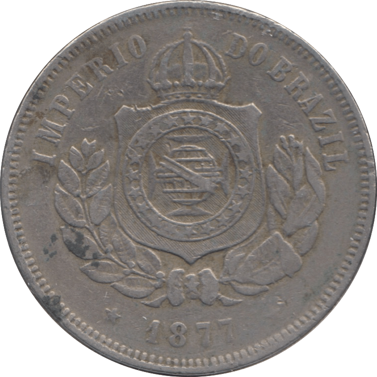 1877 20 REIS BRAZIL - WORLD COINS - Cambridgeshire Coins