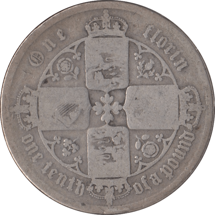 1877 FLORIN ( FAIR ) - FLORIN - Cambridgeshire Coins