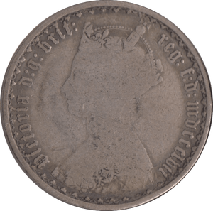 1877 FLORIN ( FAIR ) - FLORIN - Cambridgeshire Coins