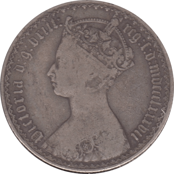 1877 FLORIN ( FINE ) 1 - Florin - Cambridgeshire Coins