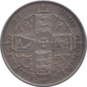 1877 FLORIN ( GVF ) - FLORIN - Cambridgeshire Coins