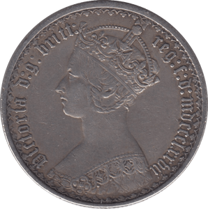 1877 FLORIN ( GVF ) - FLORIN - Cambridgeshire Coins