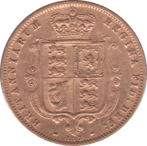 1877 GOLD HALF SOVEREIGN ( GVF ) - Half Sovereign - Cambridgeshire Coins