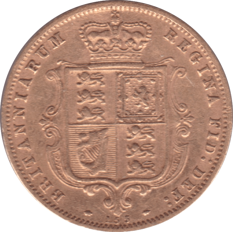 1877 GOLD HALF SOVEREIGN ( GVF ) - Half Sovereign - Cambridgeshire Coins